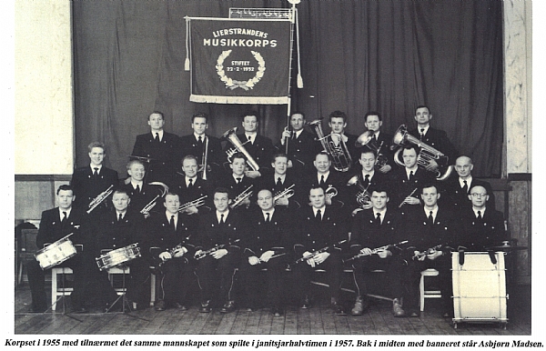 Lierstrandens Musikkorps, 1955